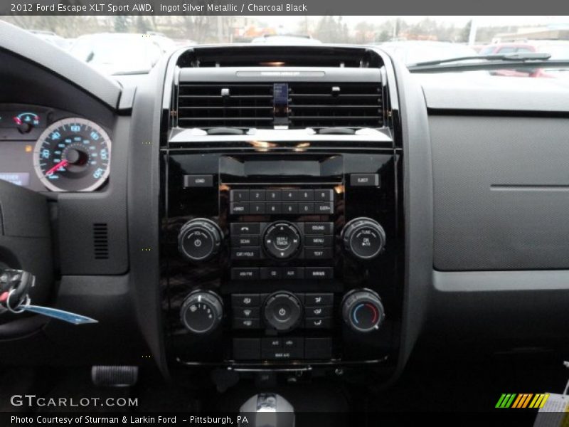 Ingot Silver Metallic / Charcoal Black 2012 Ford Escape XLT Sport AWD