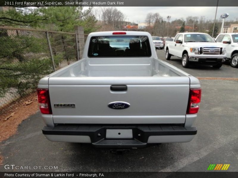 Silver Metallic / Medium Dark Flint 2011 Ford Ranger XLT SuperCab
