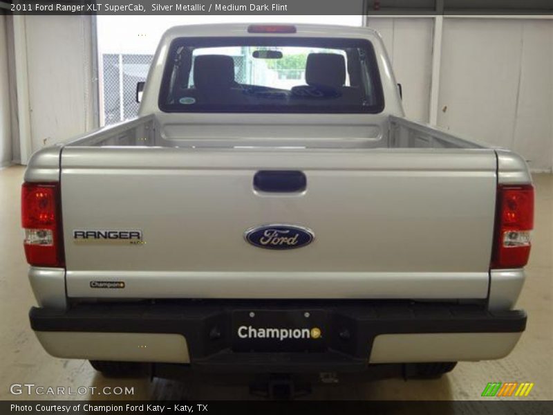 Silver Metallic / Medium Dark Flint 2011 Ford Ranger XLT SuperCab