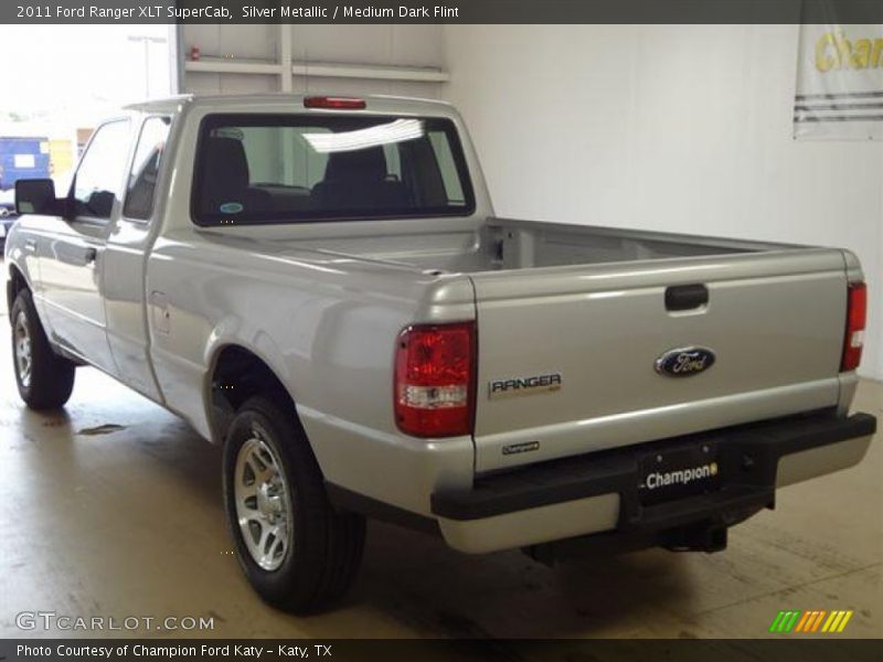 Silver Metallic / Medium Dark Flint 2011 Ford Ranger XLT SuperCab