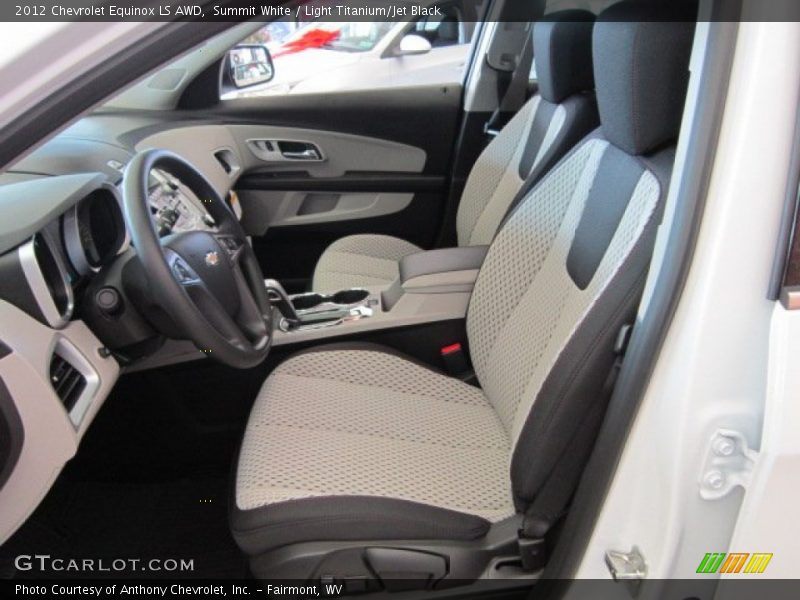 Summit White / Light Titanium/Jet Black 2012 Chevrolet Equinox LS AWD