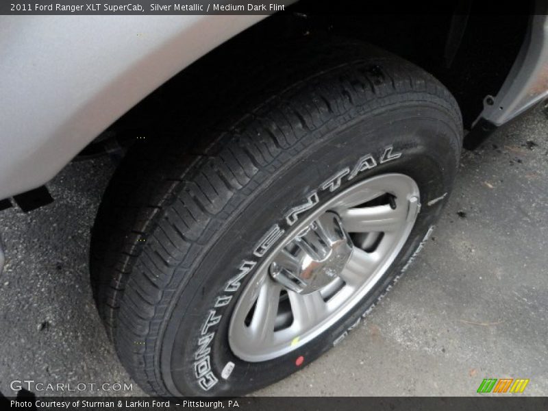 Silver Metallic / Medium Dark Flint 2011 Ford Ranger XLT SuperCab