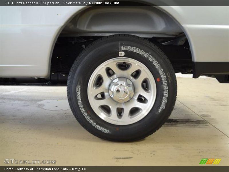 Silver Metallic / Medium Dark Flint 2011 Ford Ranger XLT SuperCab