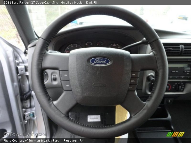 Silver Metallic / Medium Dark Flint 2011 Ford Ranger XLT SuperCab