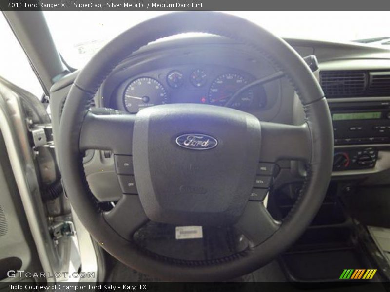 Silver Metallic / Medium Dark Flint 2011 Ford Ranger XLT SuperCab