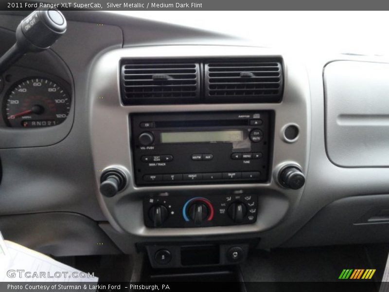 Silver Metallic / Medium Dark Flint 2011 Ford Ranger XLT SuperCab