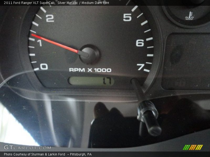 Silver Metallic / Medium Dark Flint 2011 Ford Ranger XLT SuperCab