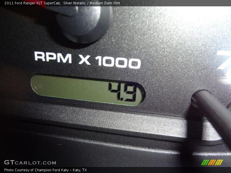Silver Metallic / Medium Dark Flint 2011 Ford Ranger XLT SuperCab