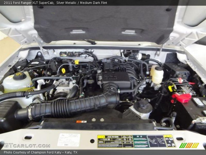 Silver Metallic / Medium Dark Flint 2011 Ford Ranger XLT SuperCab