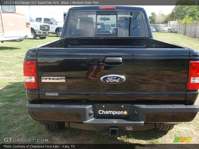Black / Medium Dark Flint 2011 Ford Ranger XLT SuperCab 4x4