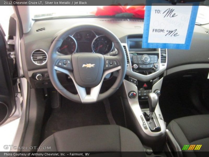 Silver Ice Metallic / Jet Black 2012 Chevrolet Cruze LT