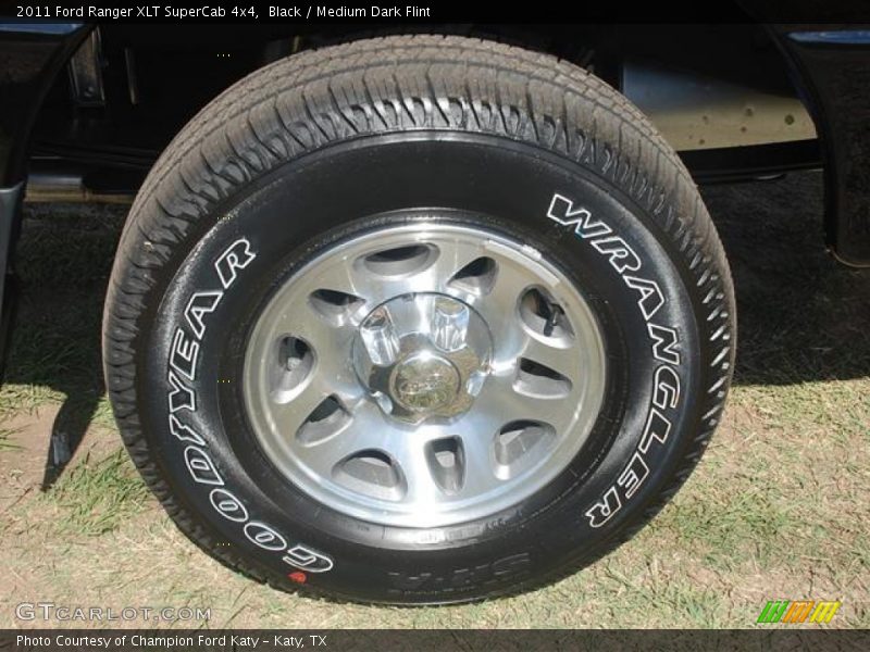 Black / Medium Dark Flint 2011 Ford Ranger XLT SuperCab 4x4