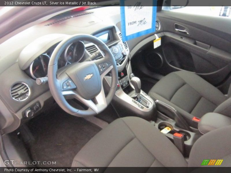 Silver Ice Metallic / Jet Black 2012 Chevrolet Cruze LT