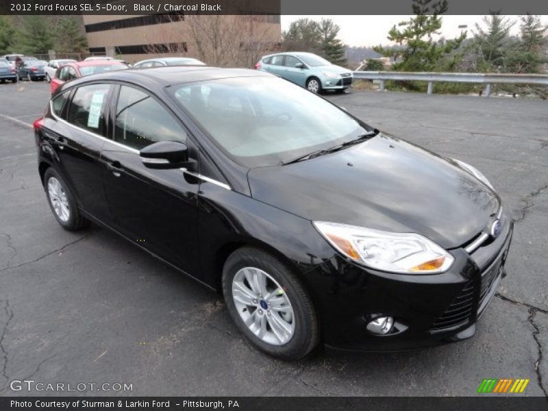 Black / Charcoal Black 2012 Ford Focus SEL 5-Door