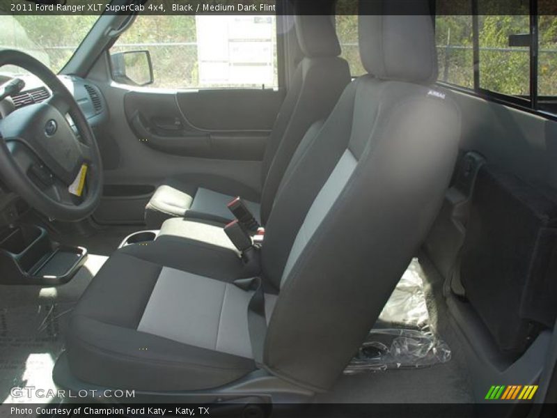 Black / Medium Dark Flint 2011 Ford Ranger XLT SuperCab 4x4
