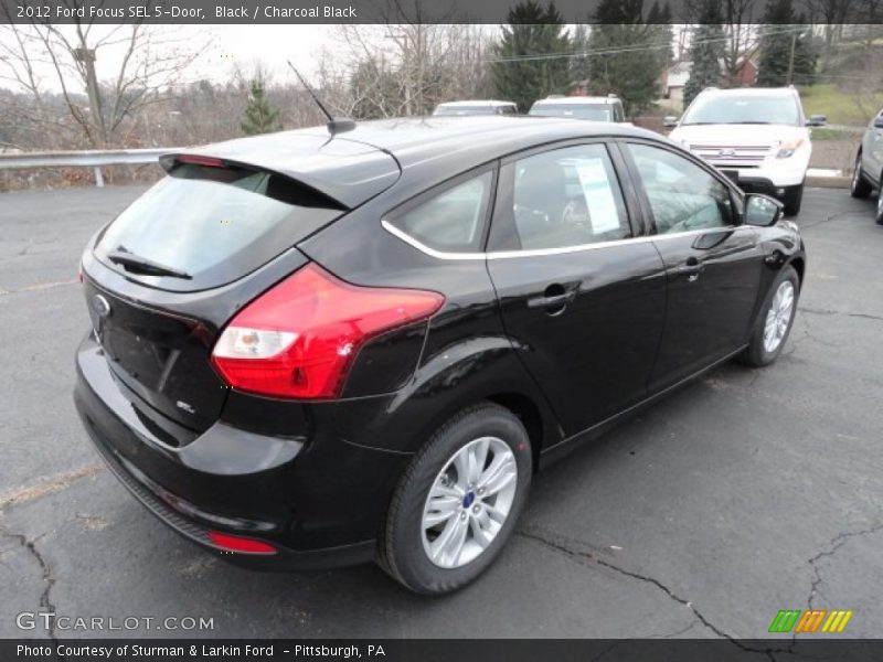 Black / Charcoal Black 2012 Ford Focus SEL 5-Door