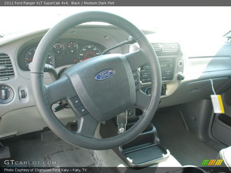 Black / Medium Dark Flint 2011 Ford Ranger XLT SuperCab 4x4