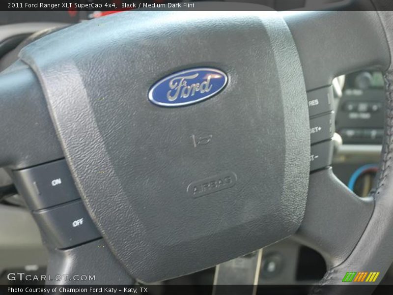Black / Medium Dark Flint 2011 Ford Ranger XLT SuperCab 4x4