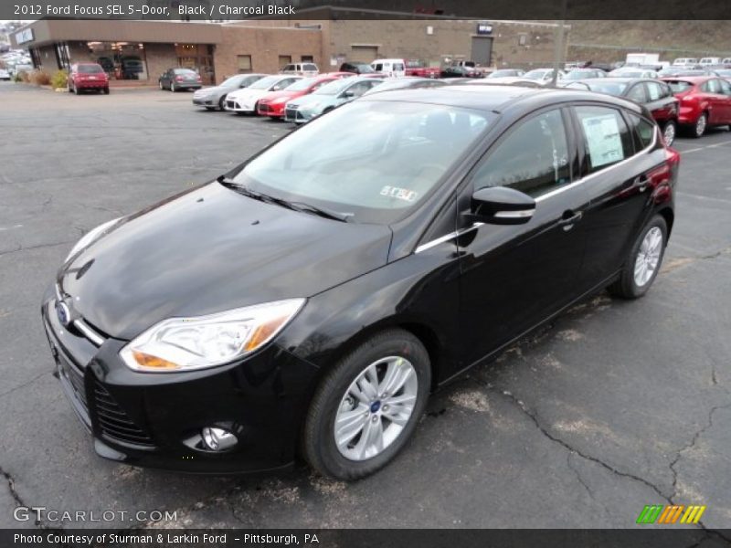 Black / Charcoal Black 2012 Ford Focus SEL 5-Door
