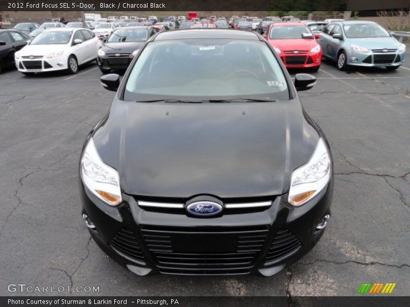 Black / Charcoal Black 2012 Ford Focus SEL 5-Door