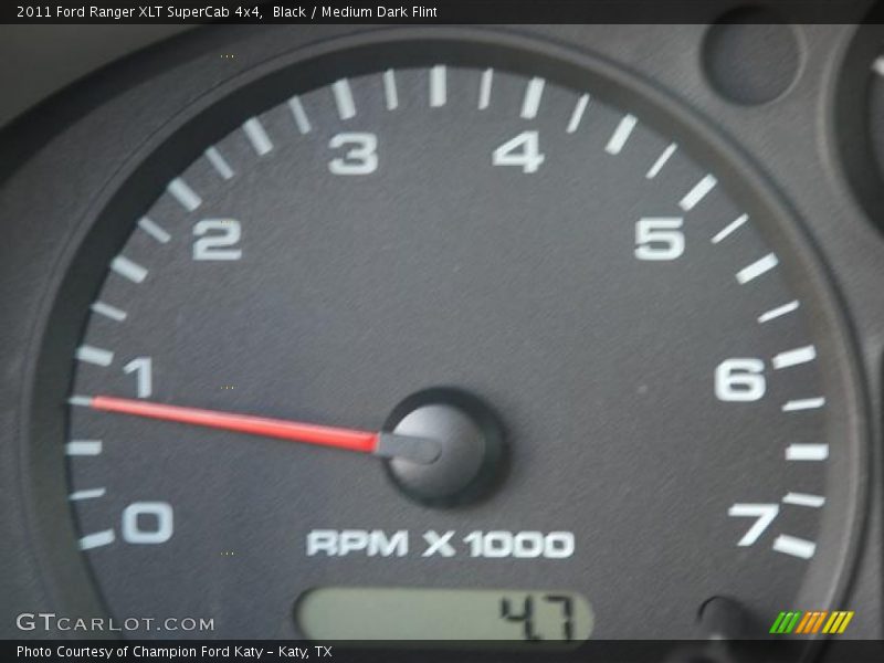 Black / Medium Dark Flint 2011 Ford Ranger XLT SuperCab 4x4