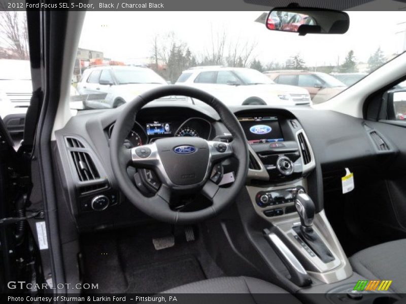 Black / Charcoal Black 2012 Ford Focus SEL 5-Door