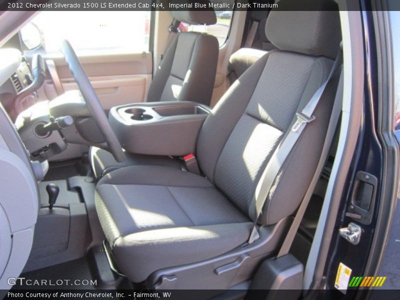 Imperial Blue Metallic / Dark Titanium 2012 Chevrolet Silverado 1500 LS Extended Cab 4x4