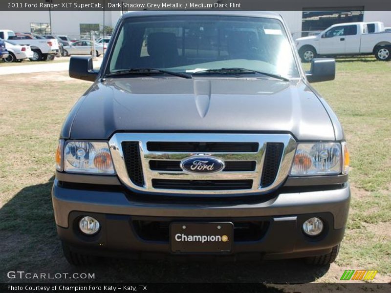 Dark Shadow Grey Metallic / Medium Dark Flint 2011 Ford Ranger XLT SuperCab