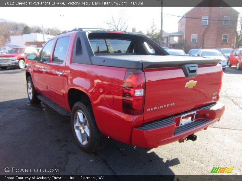 Victory Red / Dark Titanium/Light Titanium 2012 Chevrolet Avalanche LT 4x4