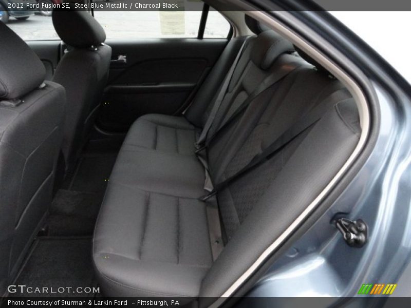 Steel Blue Metallic / Charcoal Black 2012 Ford Fusion SE