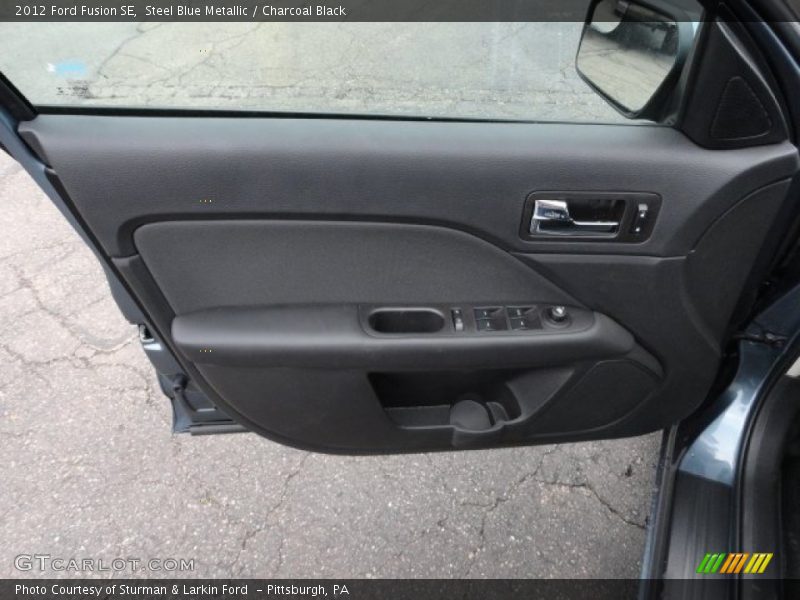 Steel Blue Metallic / Charcoal Black 2012 Ford Fusion SE