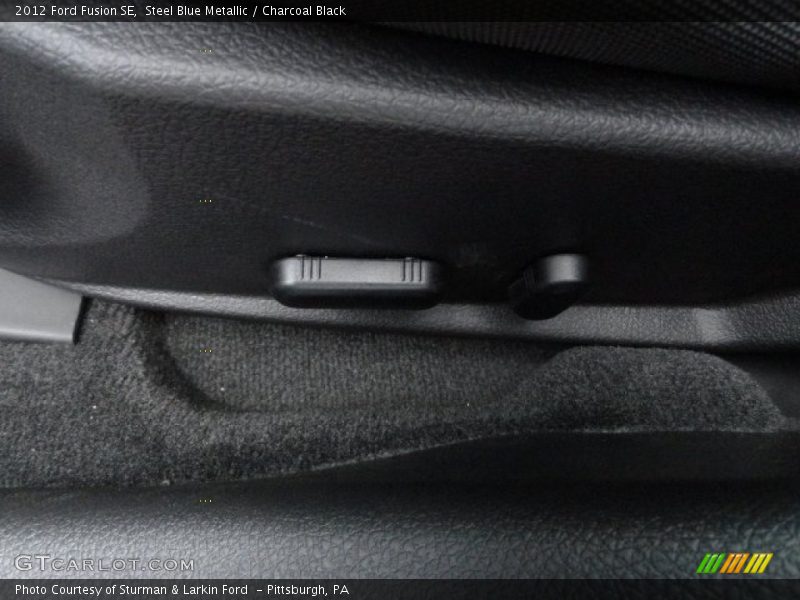 Steel Blue Metallic / Charcoal Black 2012 Ford Fusion SE