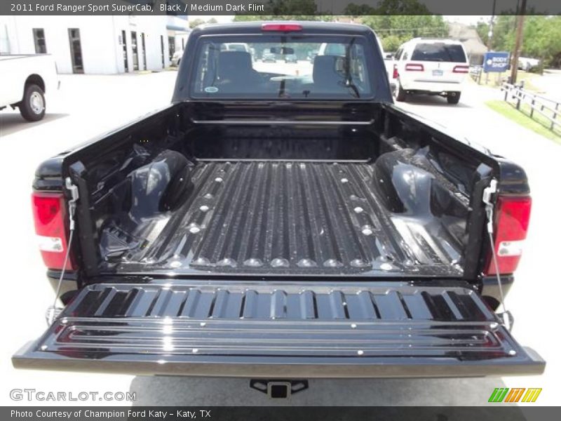 Black / Medium Dark Flint 2011 Ford Ranger Sport SuperCab