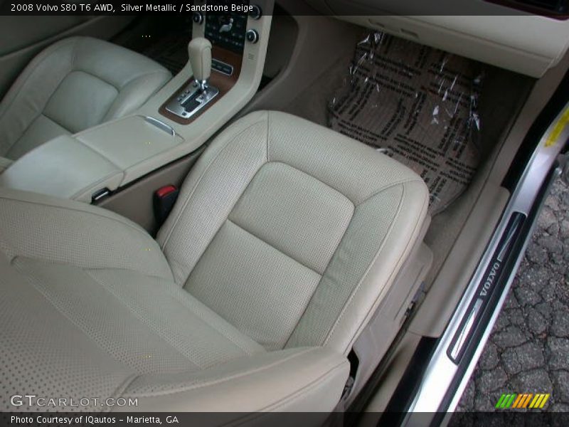 Silver Metallic / Sandstone Beige 2008 Volvo S80 T6 AWD