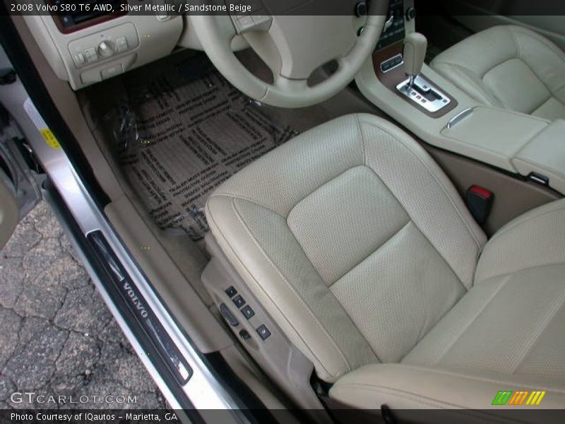 Silver Metallic / Sandstone Beige 2008 Volvo S80 T6 AWD