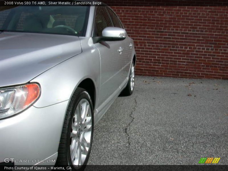Silver Metallic / Sandstone Beige 2008 Volvo S80 T6 AWD