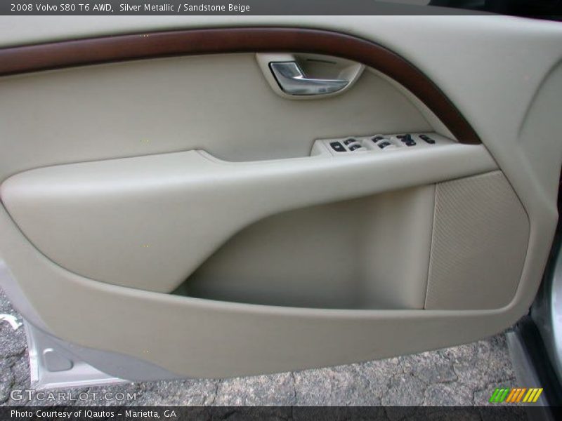 Silver Metallic / Sandstone Beige 2008 Volvo S80 T6 AWD