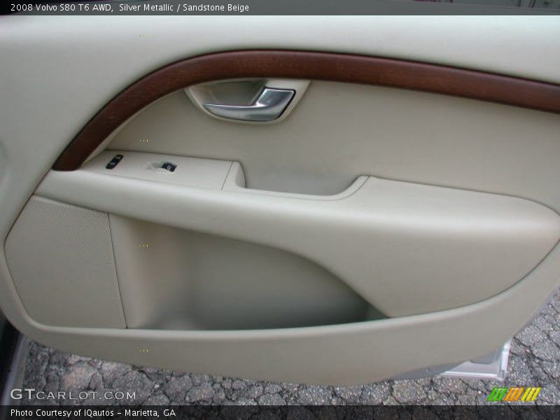 Silver Metallic / Sandstone Beige 2008 Volvo S80 T6 AWD