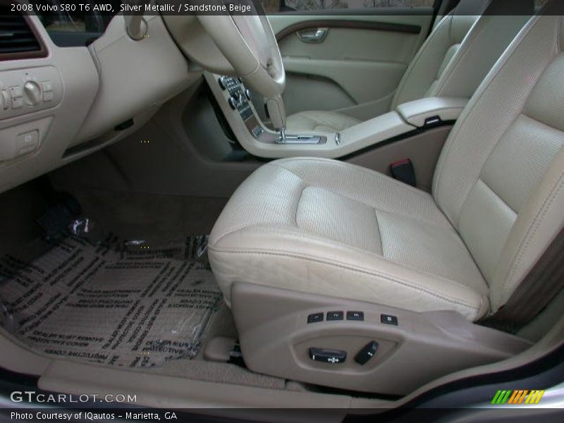 Silver Metallic / Sandstone Beige 2008 Volvo S80 T6 AWD