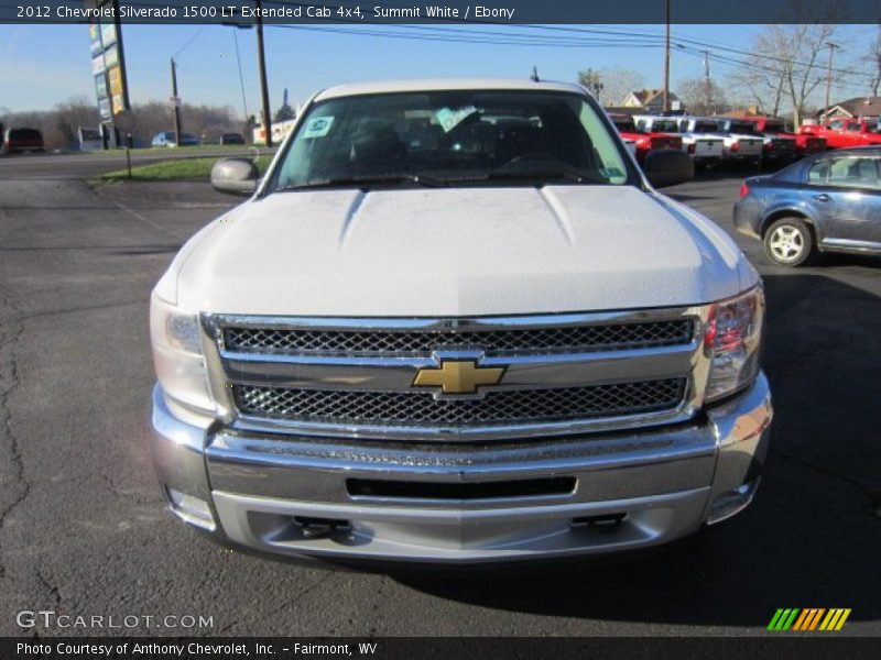 Summit White / Ebony 2012 Chevrolet Silverado 1500 LT Extended Cab 4x4