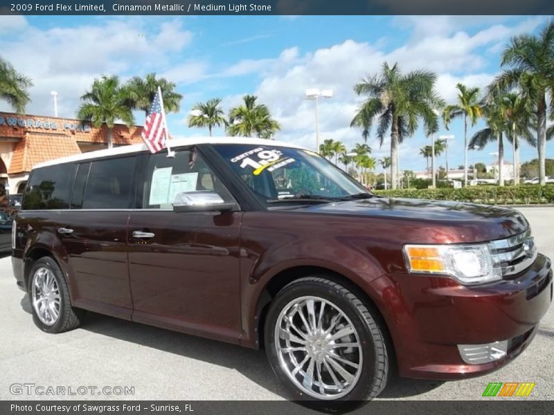Cinnamon Metallic / Medium Light Stone 2009 Ford Flex Limited
