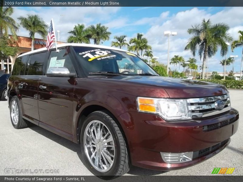 Cinnamon Metallic / Medium Light Stone 2009 Ford Flex Limited