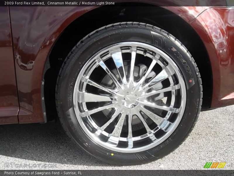 Cinnamon Metallic / Medium Light Stone 2009 Ford Flex Limited