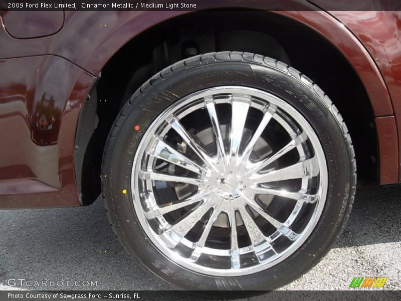 Cinnamon Metallic / Medium Light Stone 2009 Ford Flex Limited
