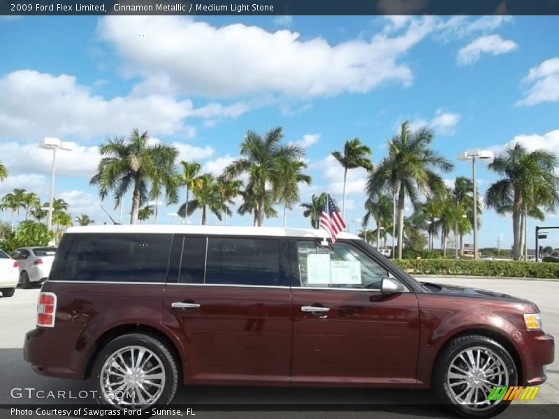 Cinnamon Metallic / Medium Light Stone 2009 Ford Flex Limited