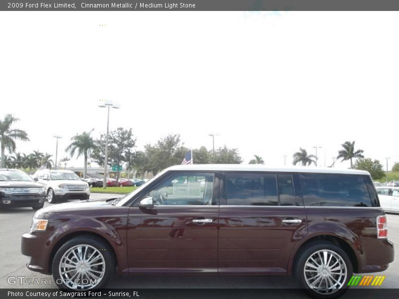 Cinnamon Metallic / Medium Light Stone 2009 Ford Flex Limited