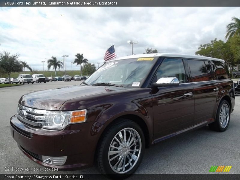 Cinnamon Metallic / Medium Light Stone 2009 Ford Flex Limited