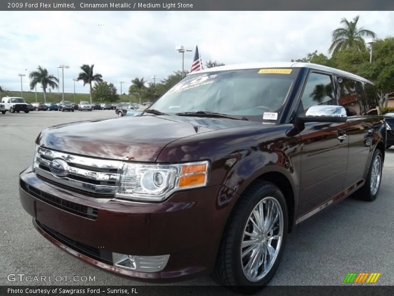 Cinnamon Metallic / Medium Light Stone 2009 Ford Flex Limited