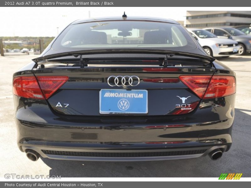 Brilliant Black / Black 2012 Audi A7 3.0T quattro Premium