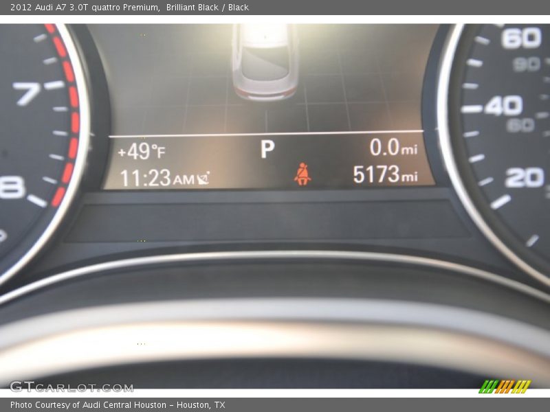 Brilliant Black / Black 2012 Audi A7 3.0T quattro Premium